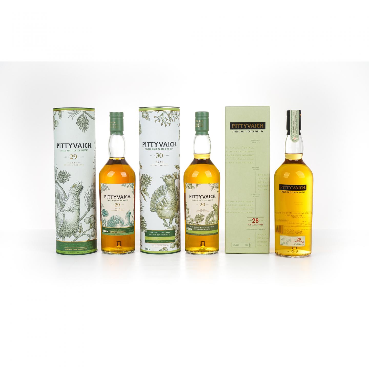 Pittyvaich 皮蒂维克 28/29/30年 帝亚吉欧SR系列 3瓶组