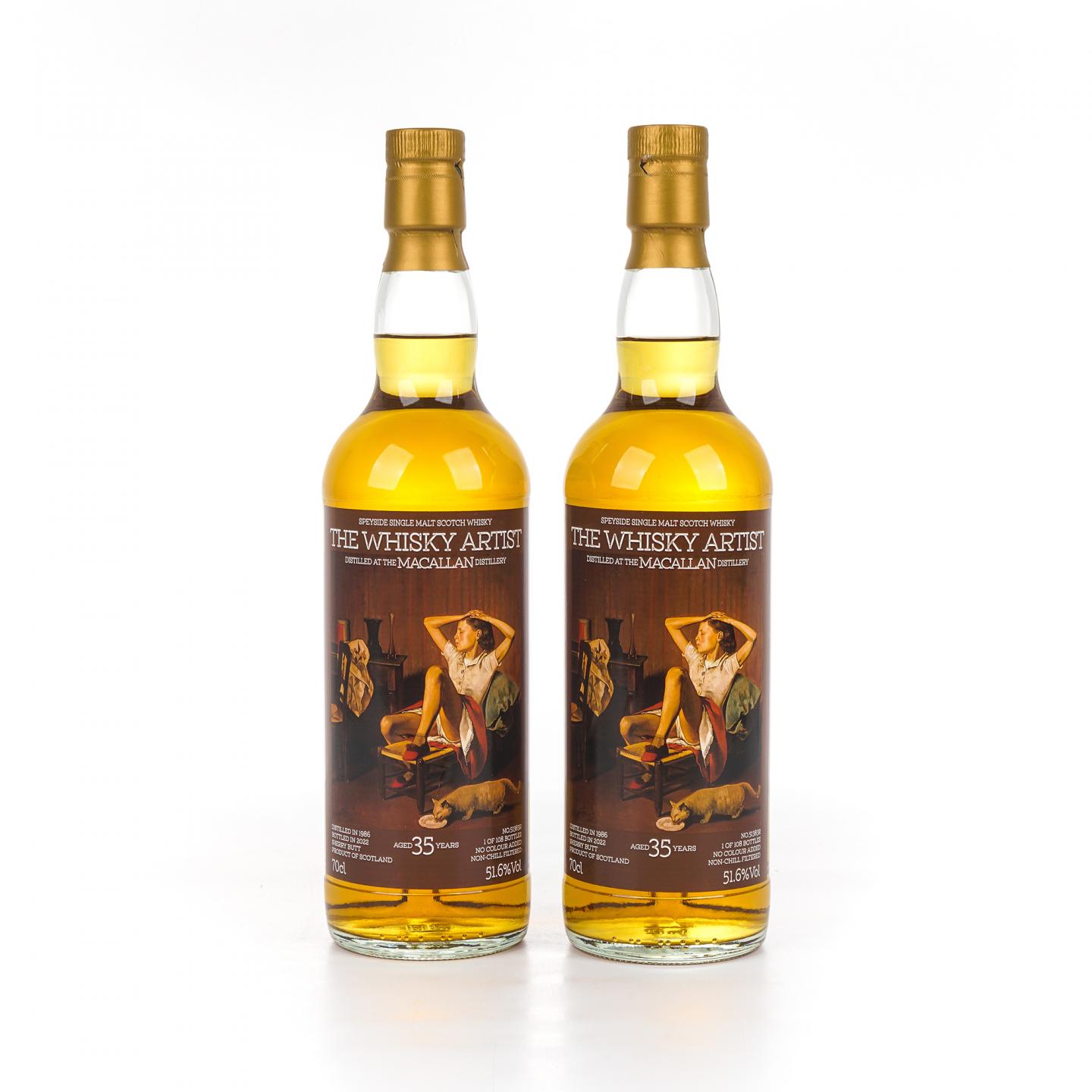 秘密斯佩塞 35年 1986-2022 雪莉桶#51383R 2支组