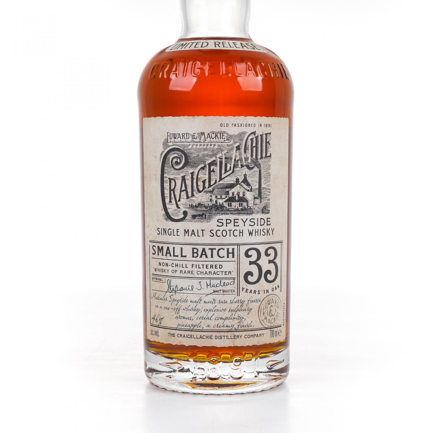 Craigellachie 克莱拉奇 33年 Small Batch