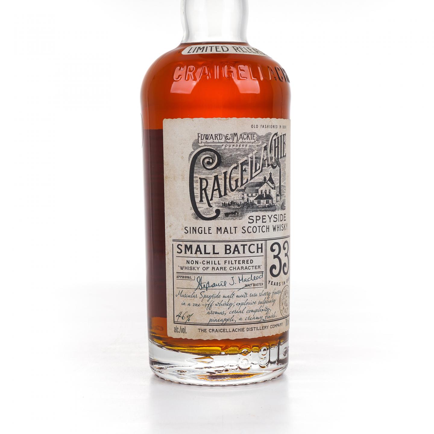 Craigellachie 克莱拉奇 33年 Small Batch