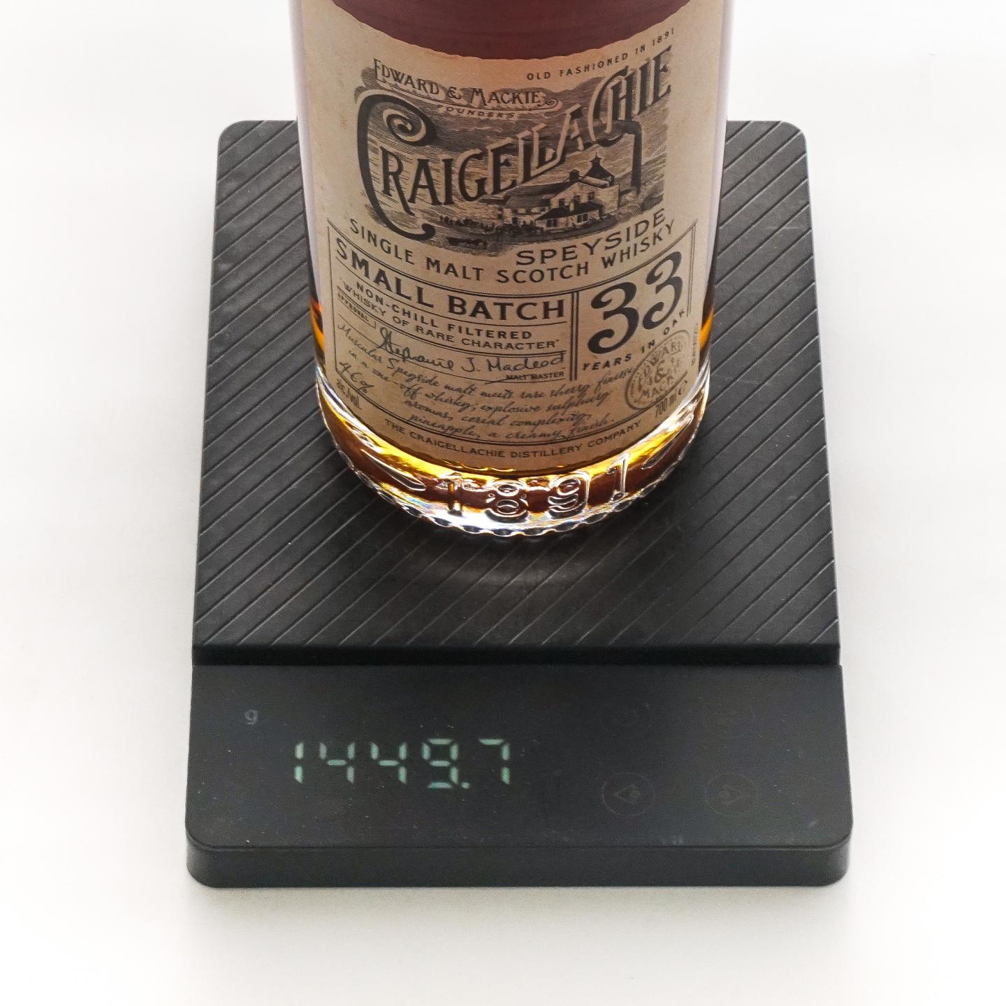 Craigellachie 克莱拉奇 33年 Small Batch