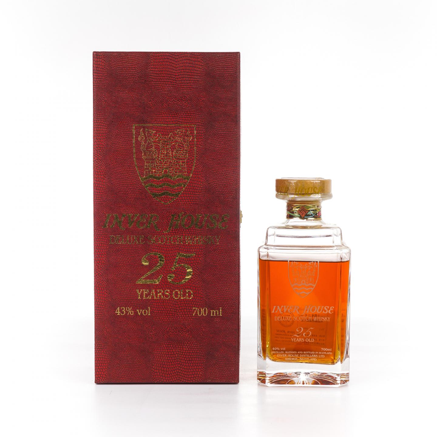 Inver House 25年 调和 水晶瓶 非原盒