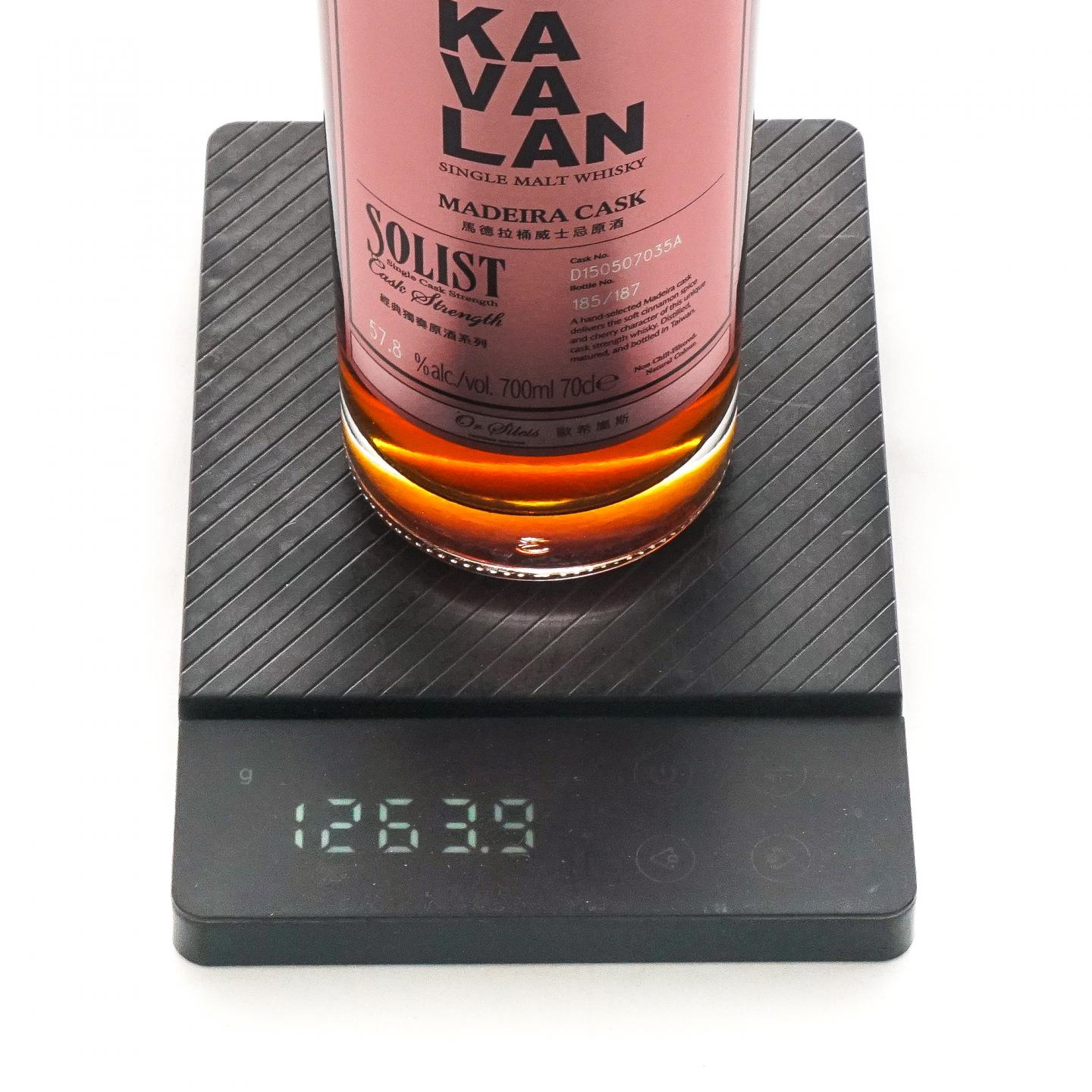 Kavalan 噶玛兰 经典独奏原酒系列 马德拉桶#D150507035A