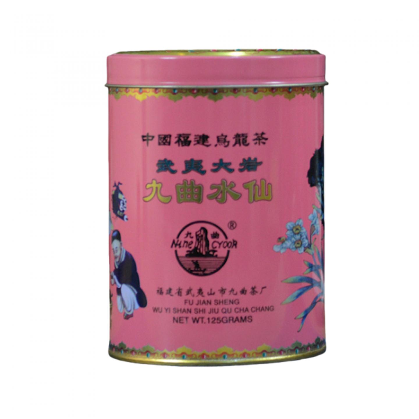 1998年 武夷山市九曲茶厂 原箱大岩产区九曲水仙 125g*3罐