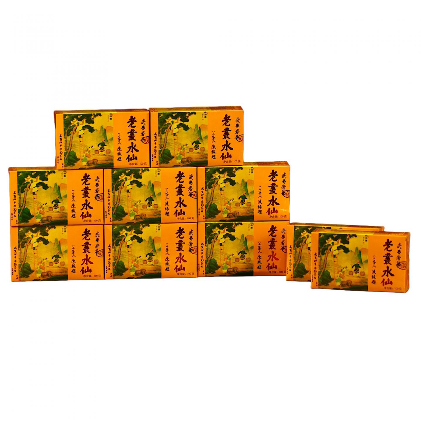 2003年 福建武夷山市示范茶场 一级老枞水仙 10盒组*100克