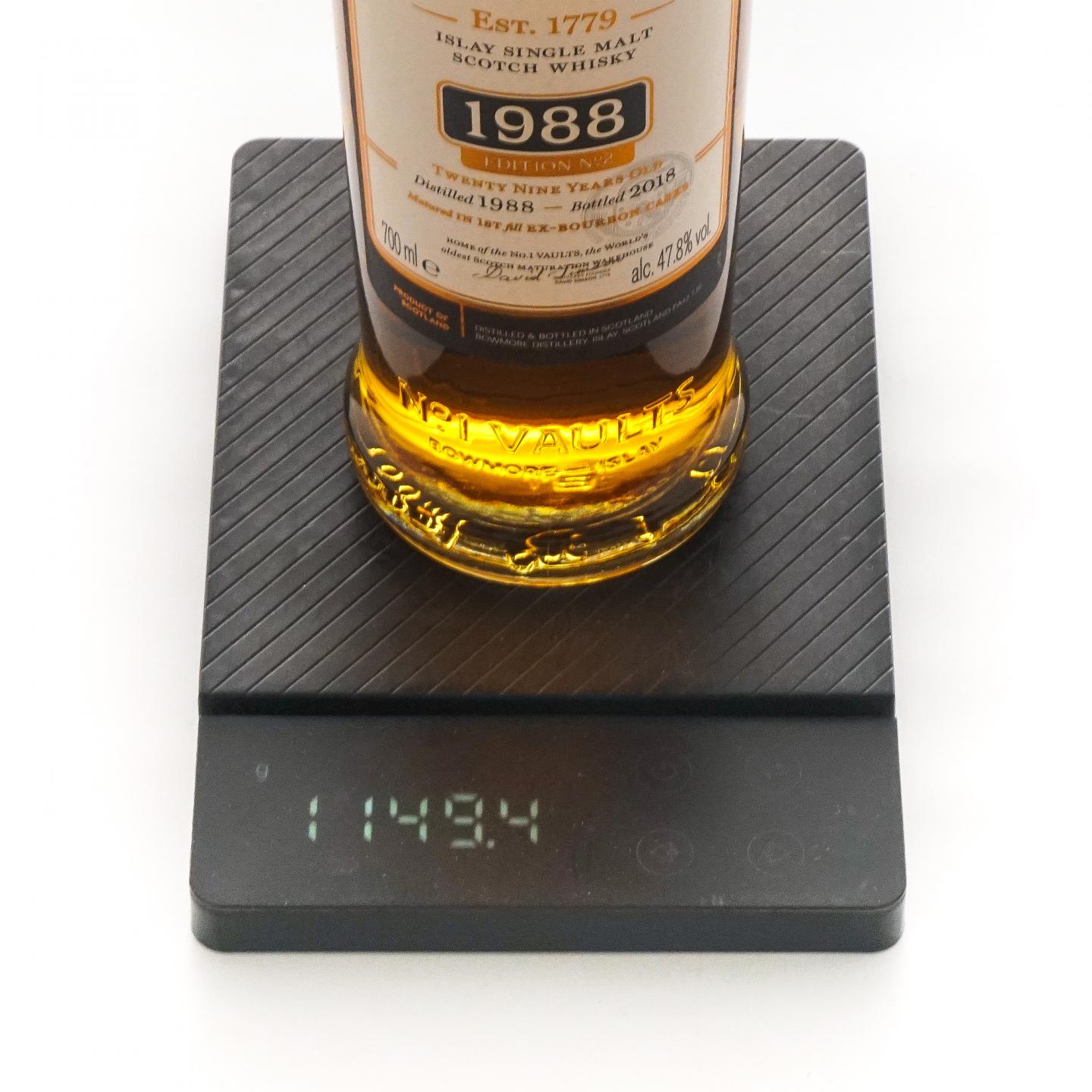 Bowmore 波摩 29年 1988-2018 Edition No. 2 700ML