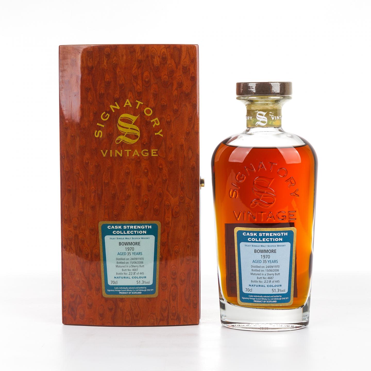 Bowmore 波摩 35年 1970-2006 SV 雪莉单桶#4687 桶强