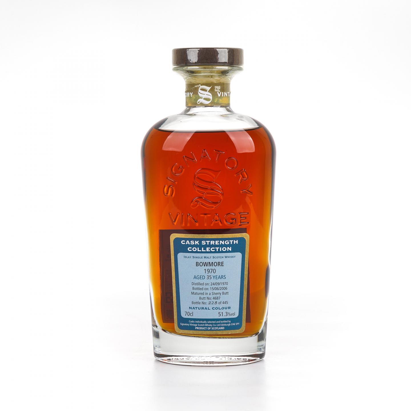 Bowmore 波摩 35年 1970-2006 SV 雪莉单桶#4687 桶强