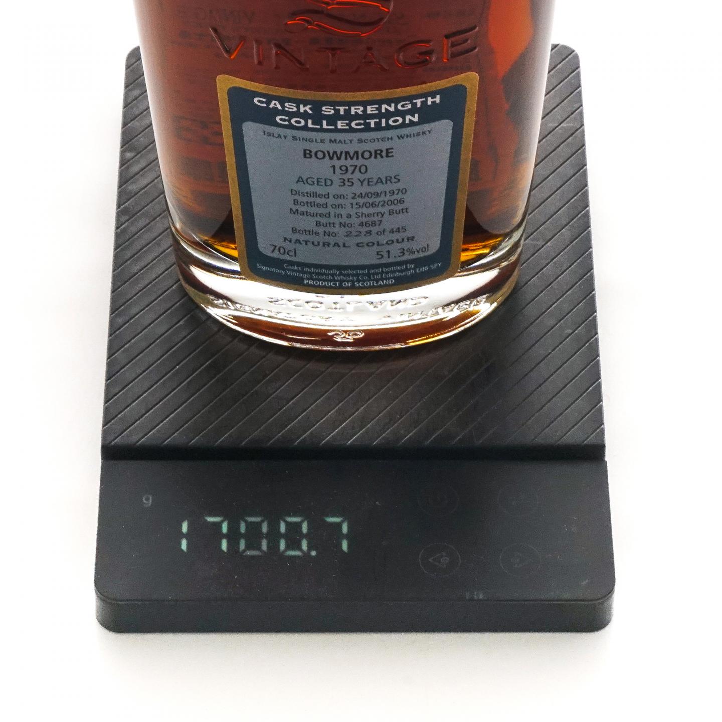 Bowmore 波摩 35年 1970-2006 SV 雪莉单桶#4687 桶强