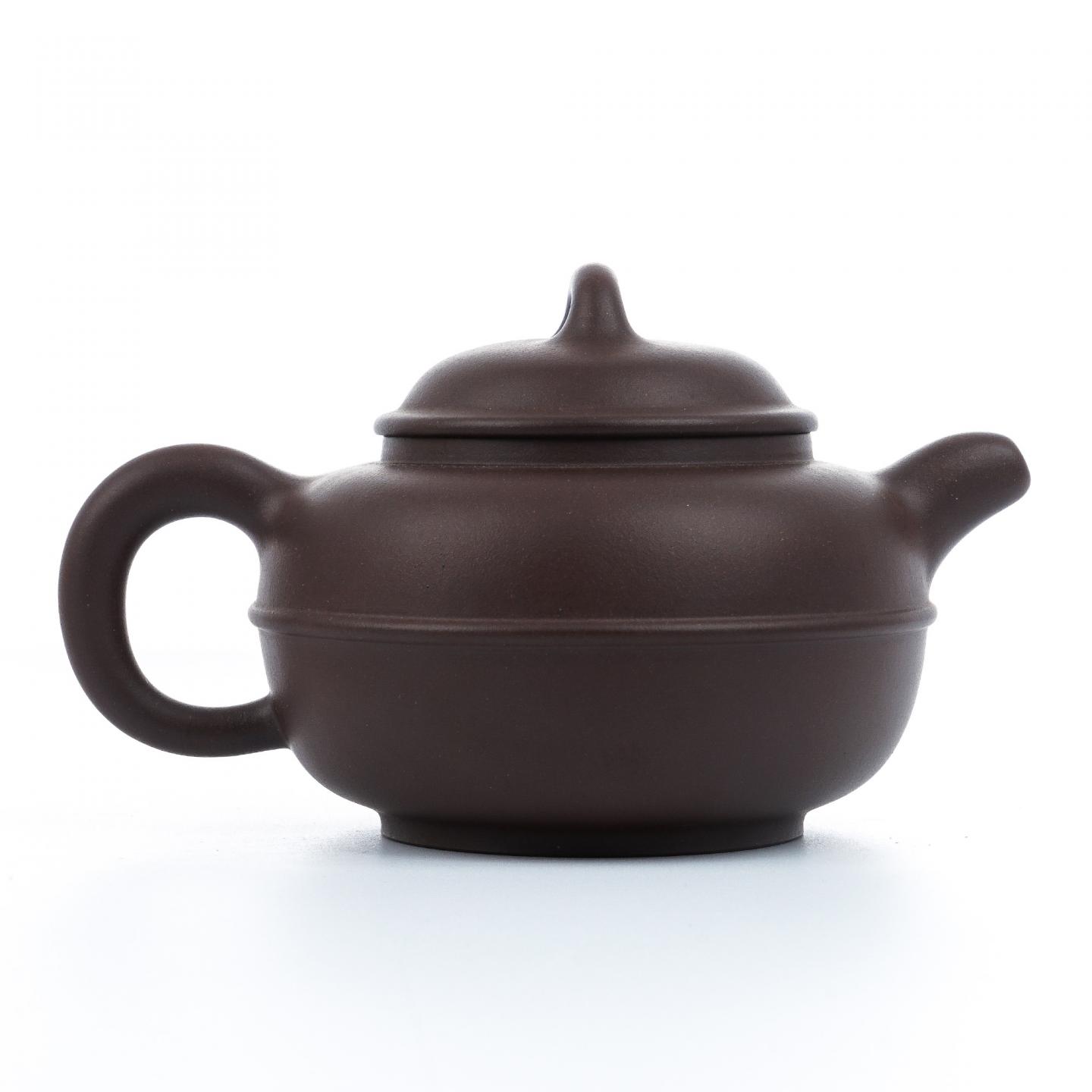 叶慧婳 线掇壶 紫砂壶 约90年代 约330cc 约高86mm