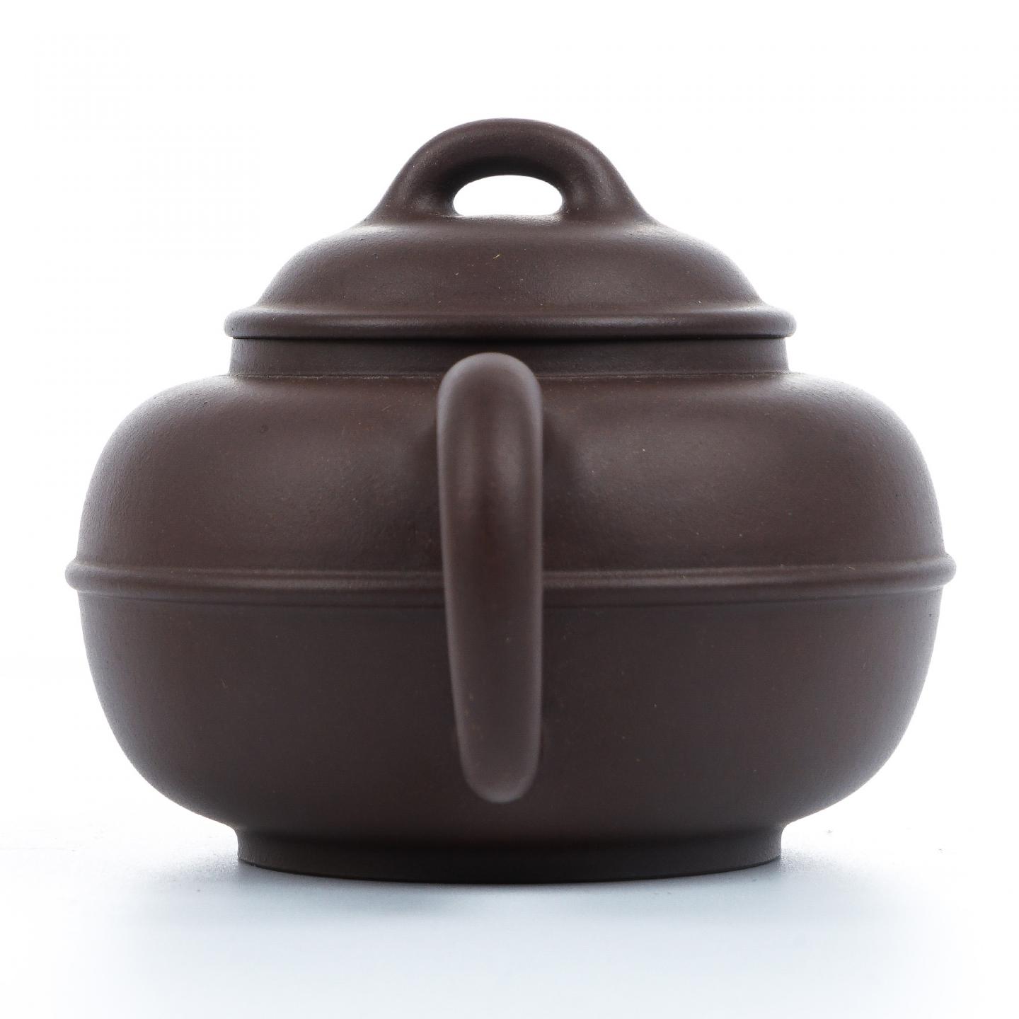 叶慧婳 线掇壶 紫砂壶 约90年代 约330cc 约高86mm