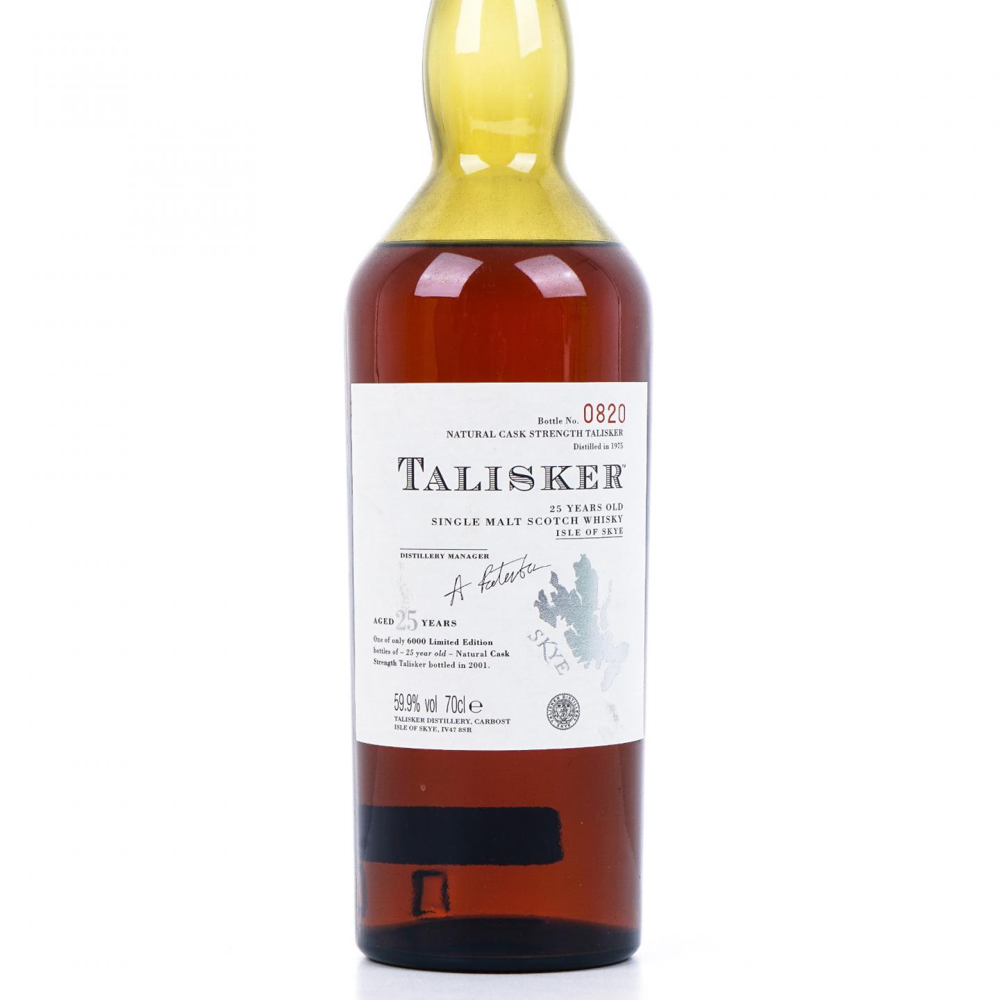 Talisker 泰斯卡 25年 2001 SR