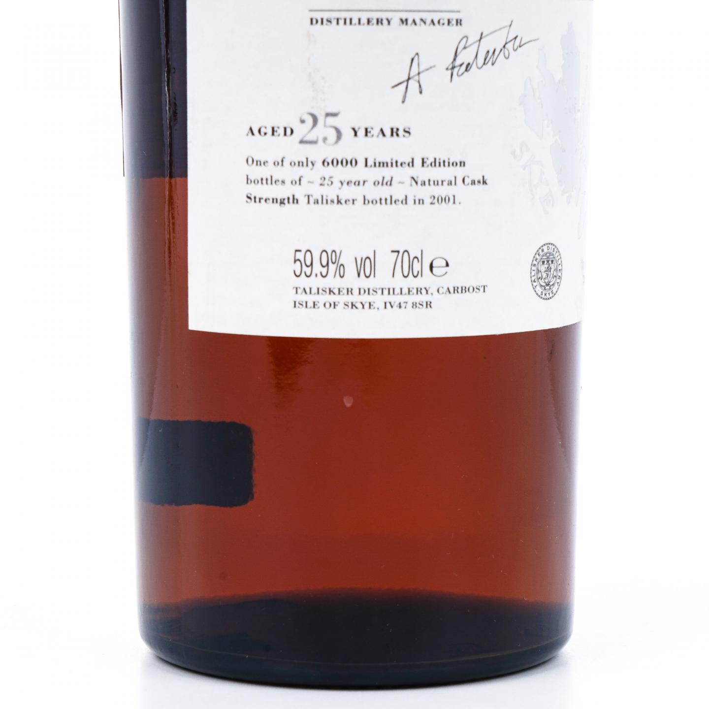 Talisker 泰斯卡 25年 2001 SR