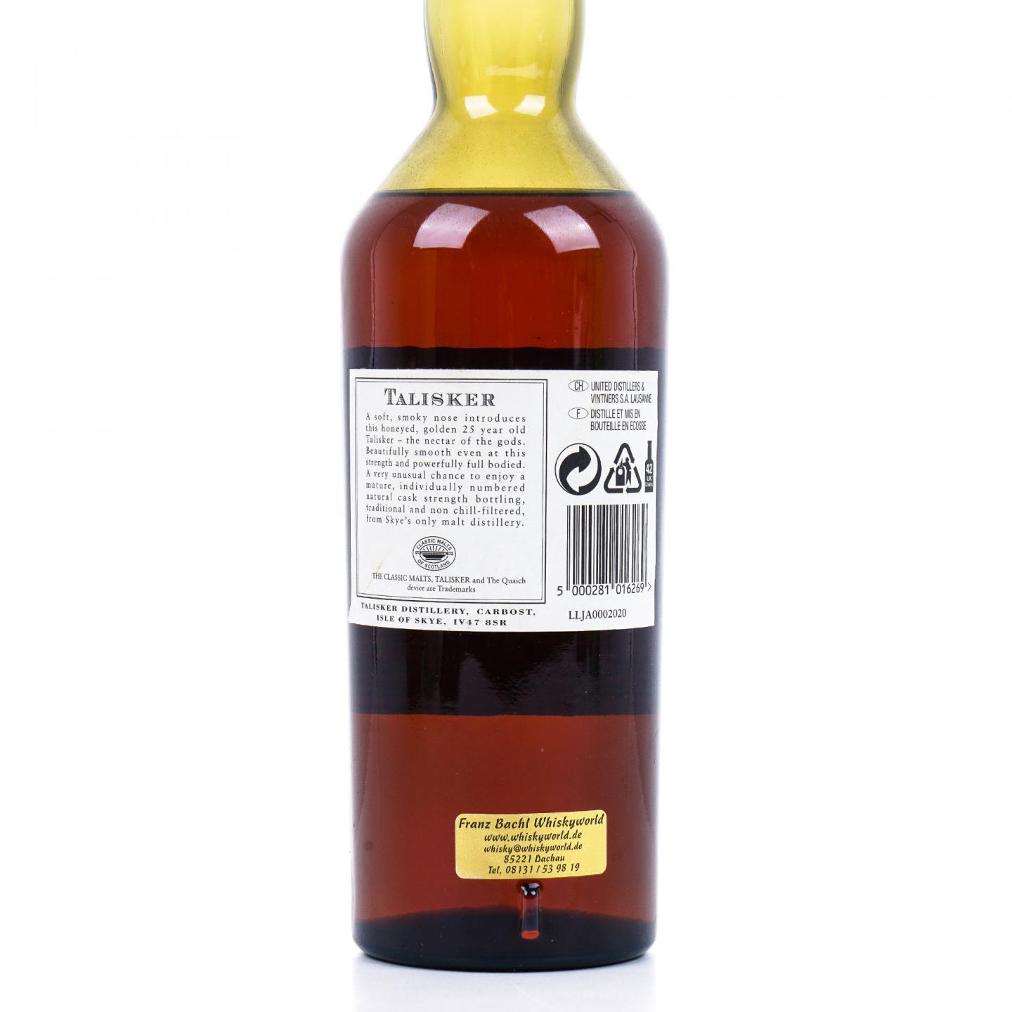 Talisker 泰斯卡 25年 2001 SR