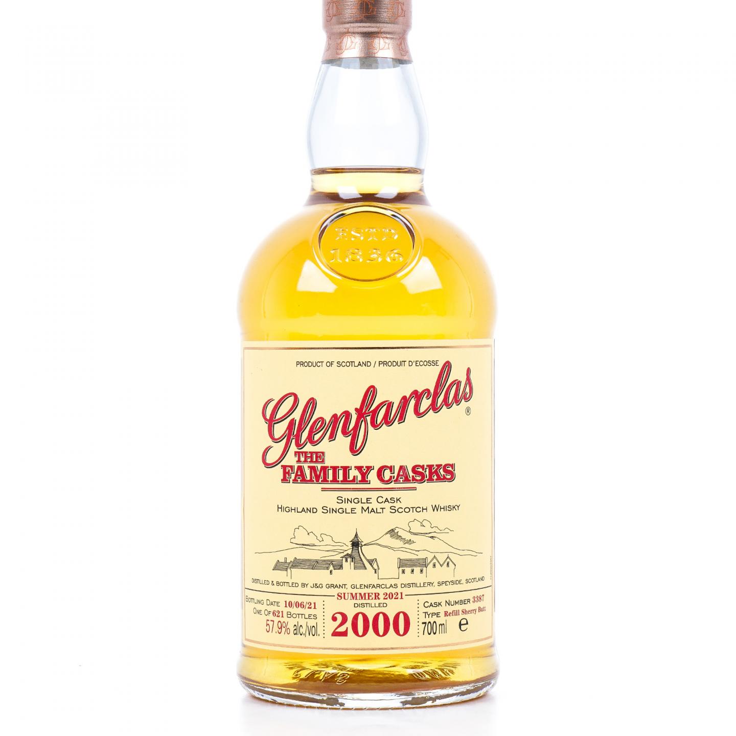 Glenfarclas 格兰花格 2000-2021 家族桶 雪莉单桶#3387