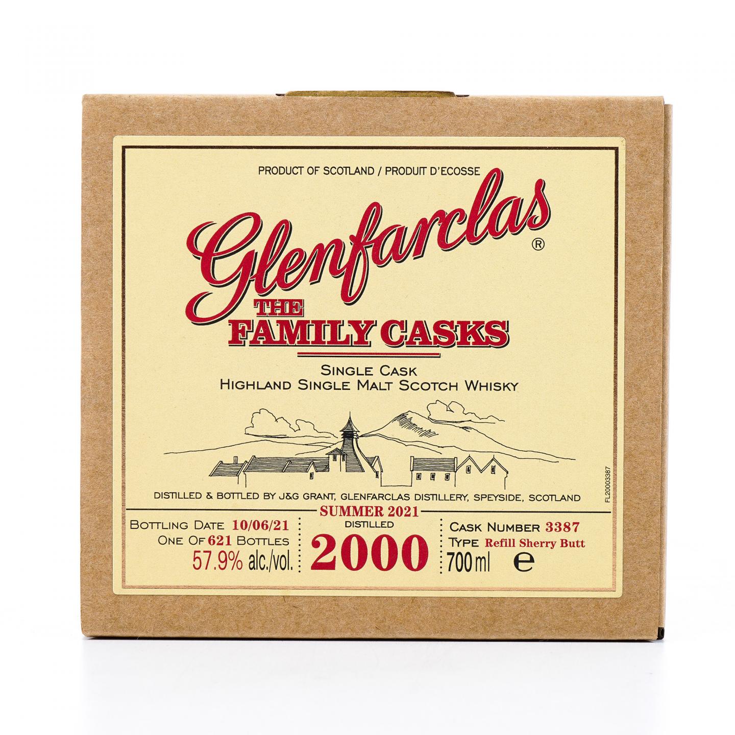 Glenfarclas 格兰花格 2000-2021 家族桶 雪莉单桶#3387