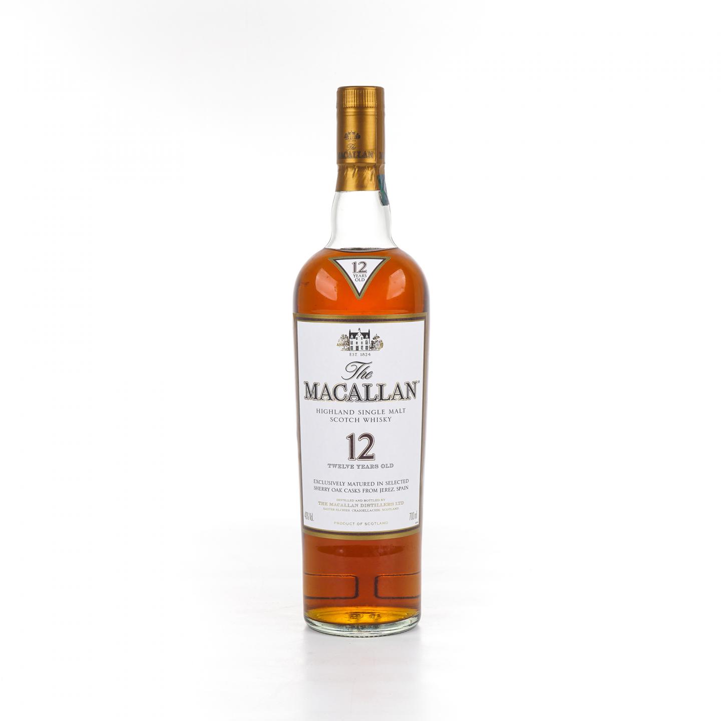 Macallan 麦卡伦 12年 雪莉桶 40%Vol.