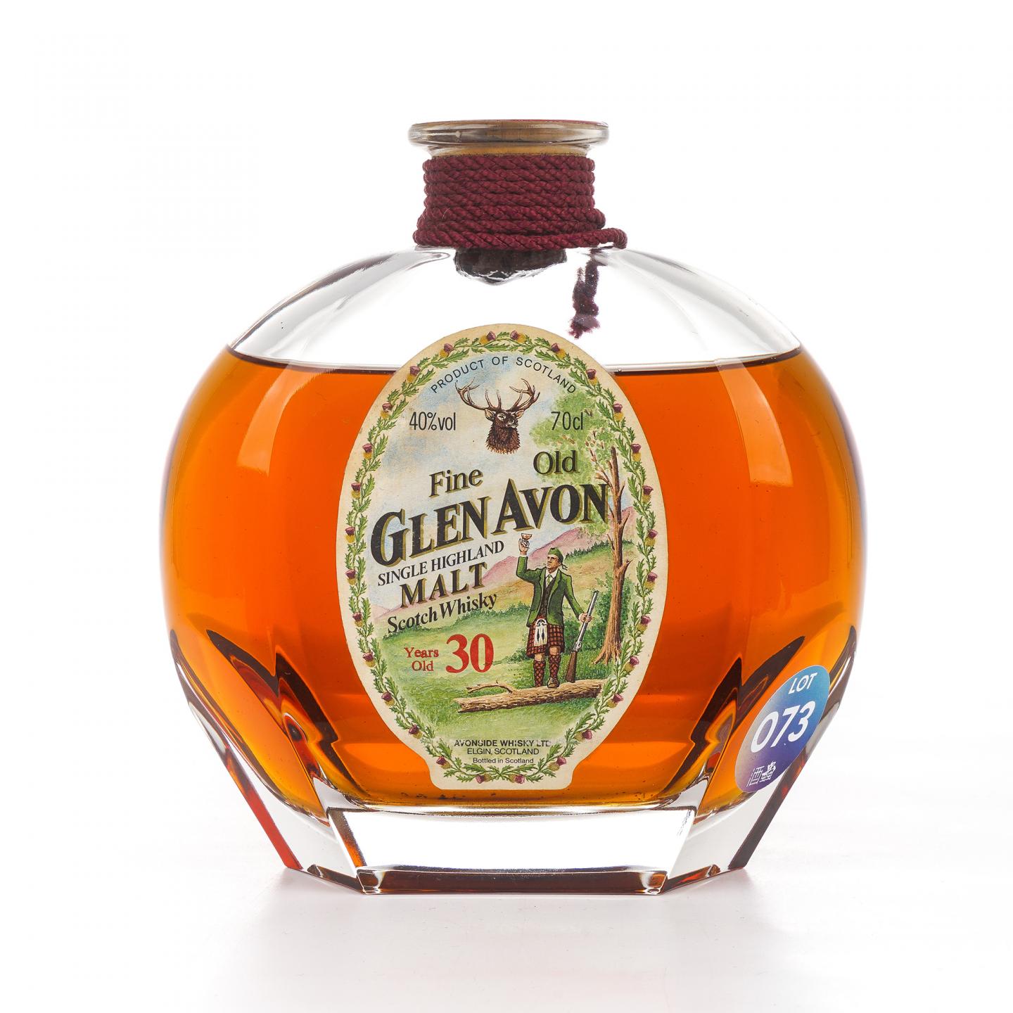 Glen Avon 格兰雅芳 30年 水晶瓶