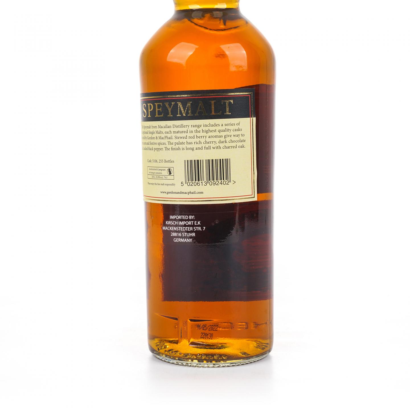 Speymalt 麦卡伦 2001-2022 GM 桶号#5106