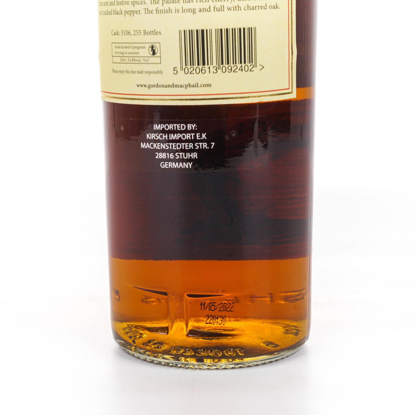 Speymalt 麦卡伦 2001-2022 GM 桶号#5106