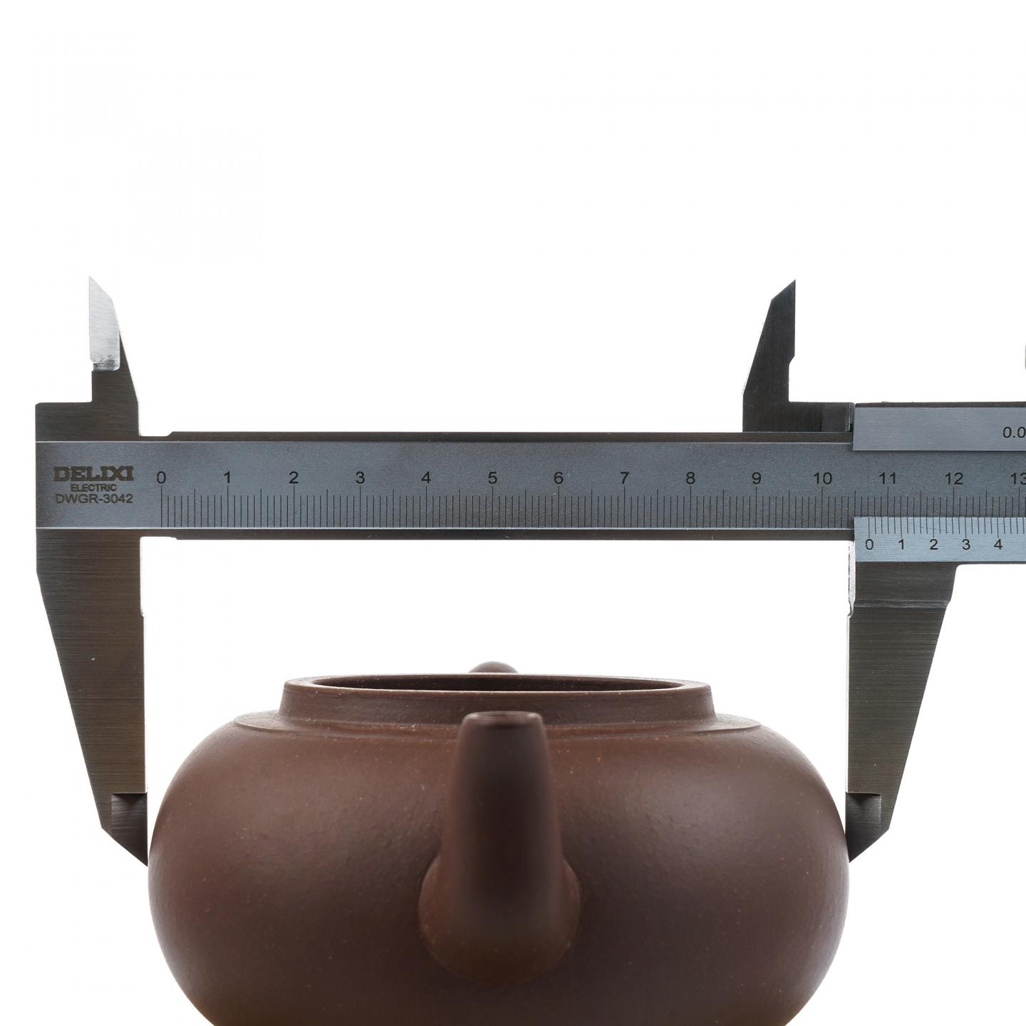 任陶渊 三足鼎炉壶 紫砂壶 约90年代 约360cc 约高92mm