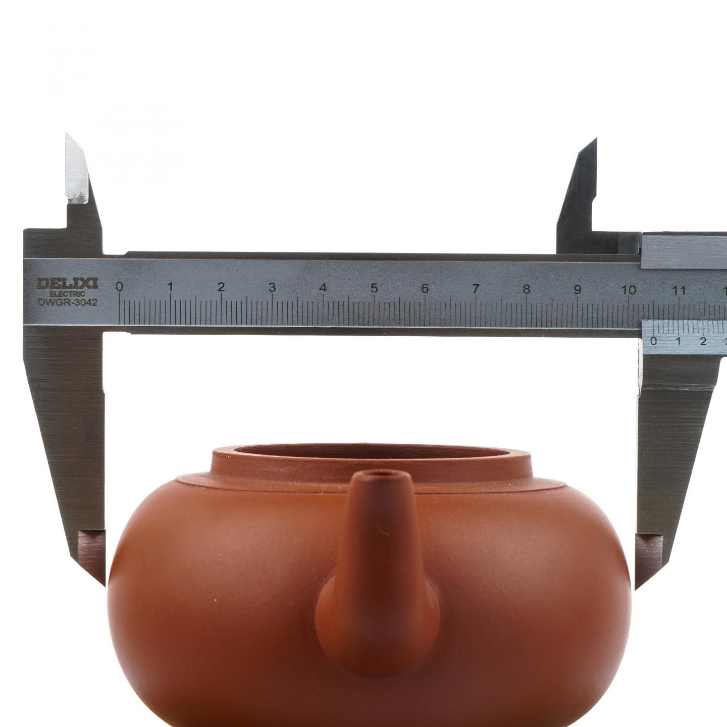 任陶渊 三足鼎炉壶 紫砂壶 约90年代 约350cc 约高93mm