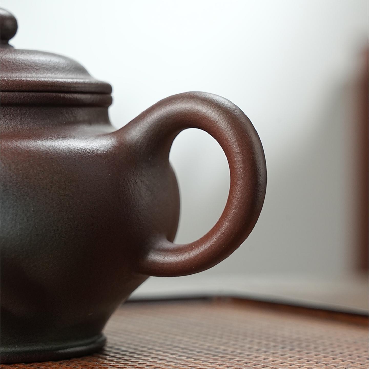 高俊 掇只壶 紫砂壶 原矿紫泥 约580cc