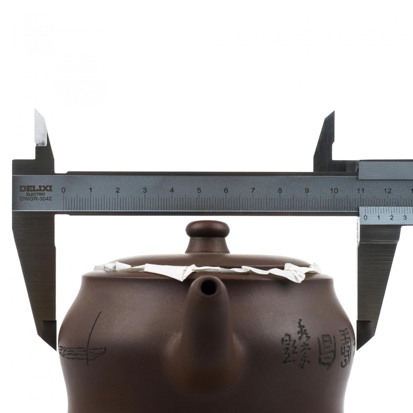 （长乐弘）【徐秀棠题字】亘古壶 紫砂壶 当代 约380cc 约高77mm