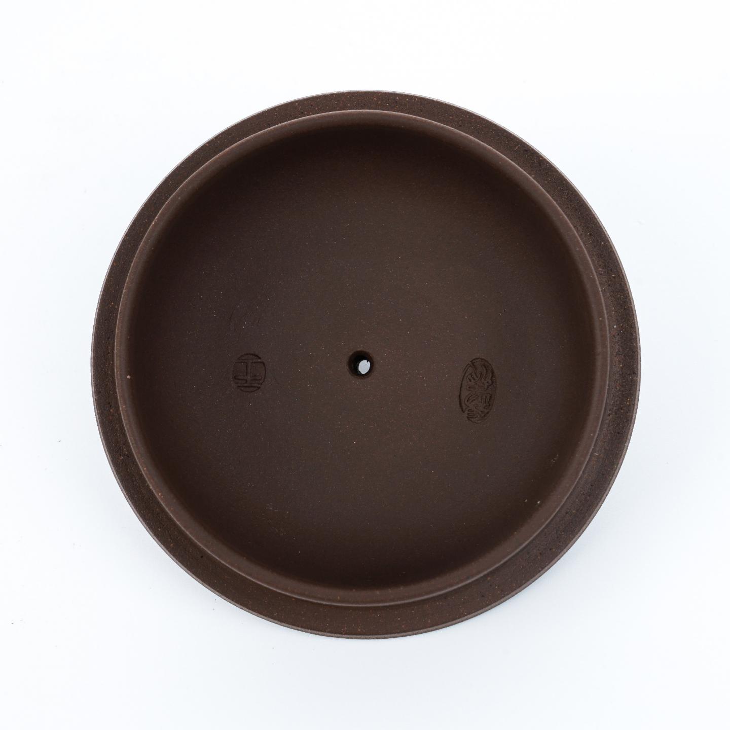 （长乐弘）【徐秀棠题字】亘古壶 紫砂壶 当代 约380cc 约高77mm