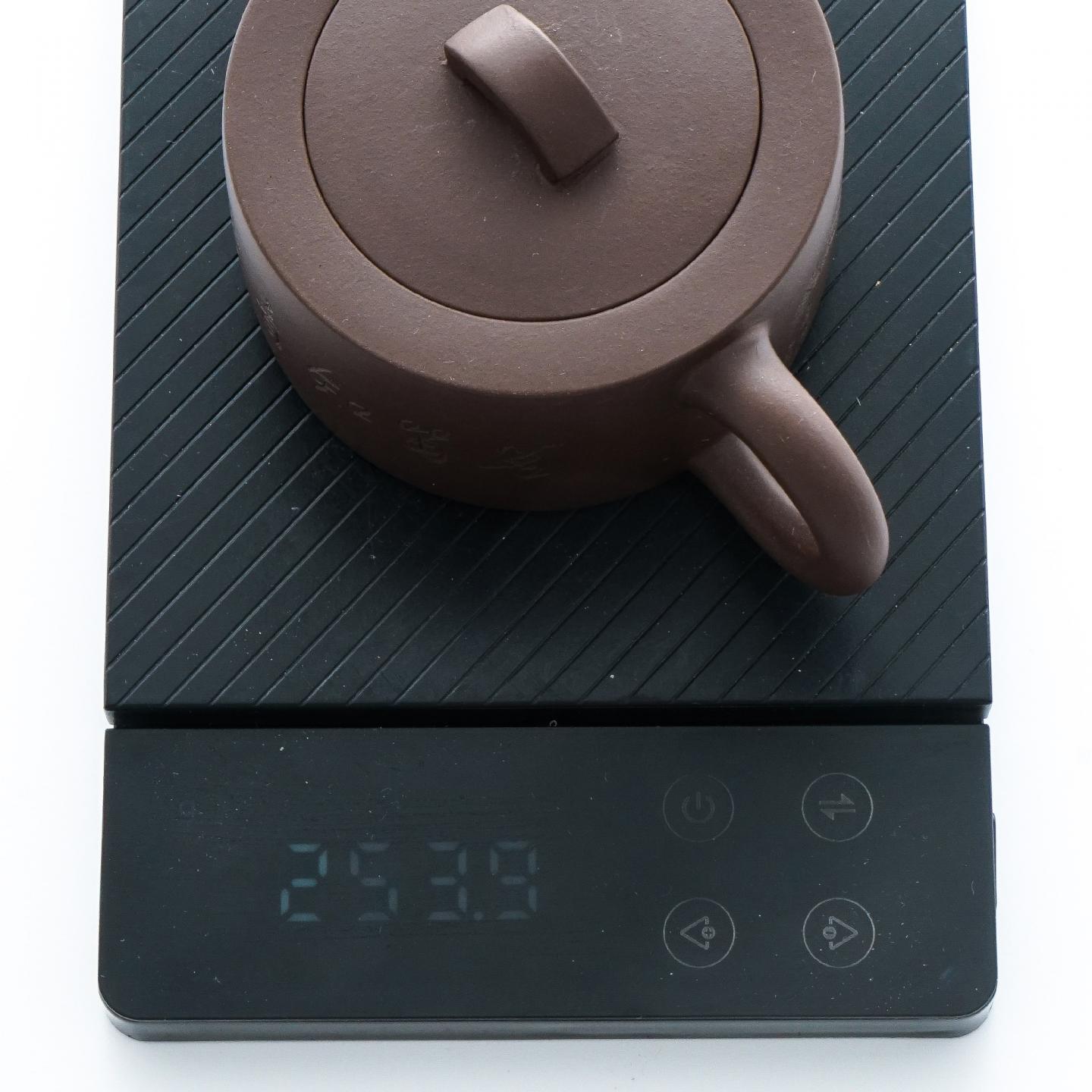 （长乐弘）【徐秀棠题字】瓦当壶 紫砂壶 当代 约210cc 约高61mm