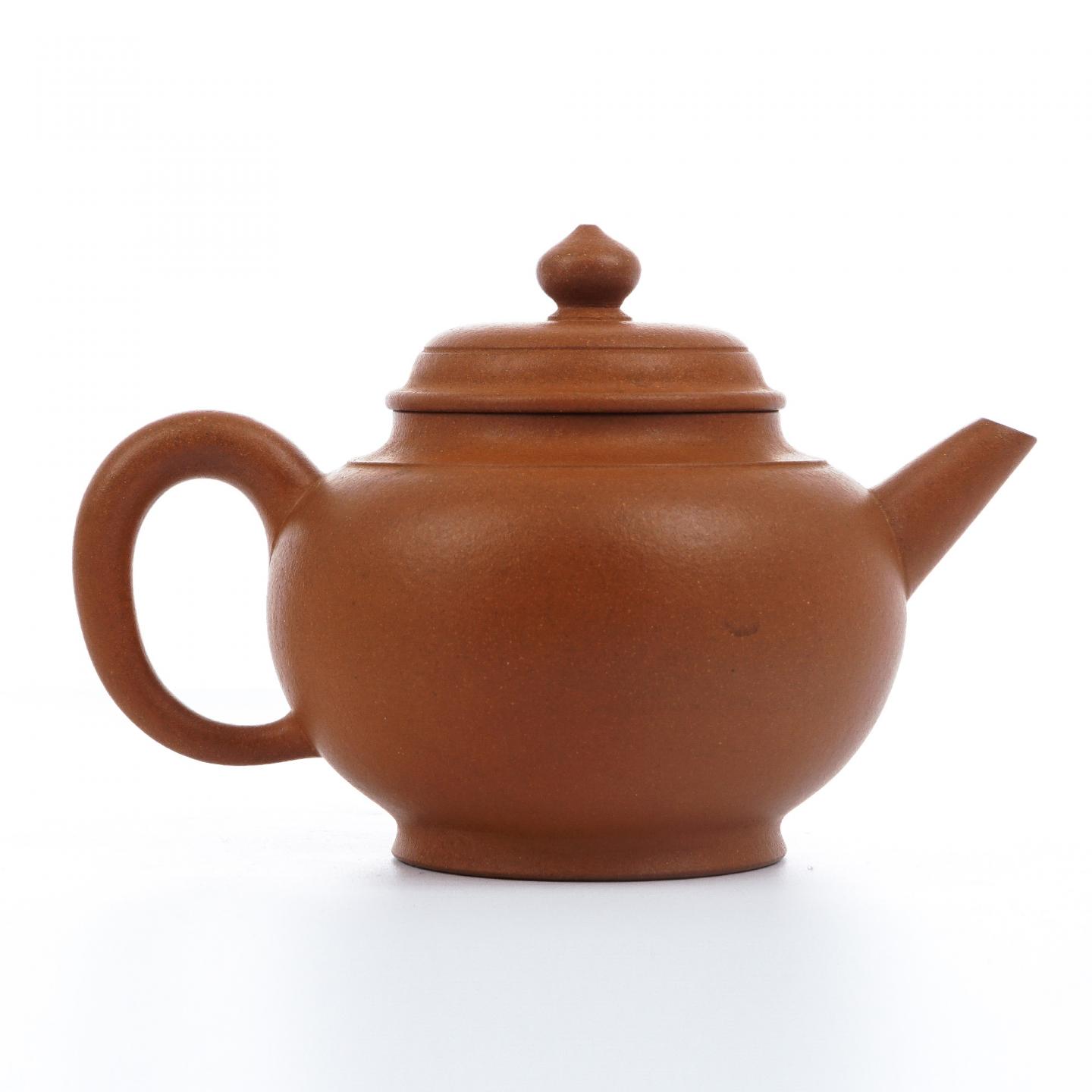 曹铭鸣 肩线宫灯壶 紫砂壶 1998年 约380cc 约高100mm