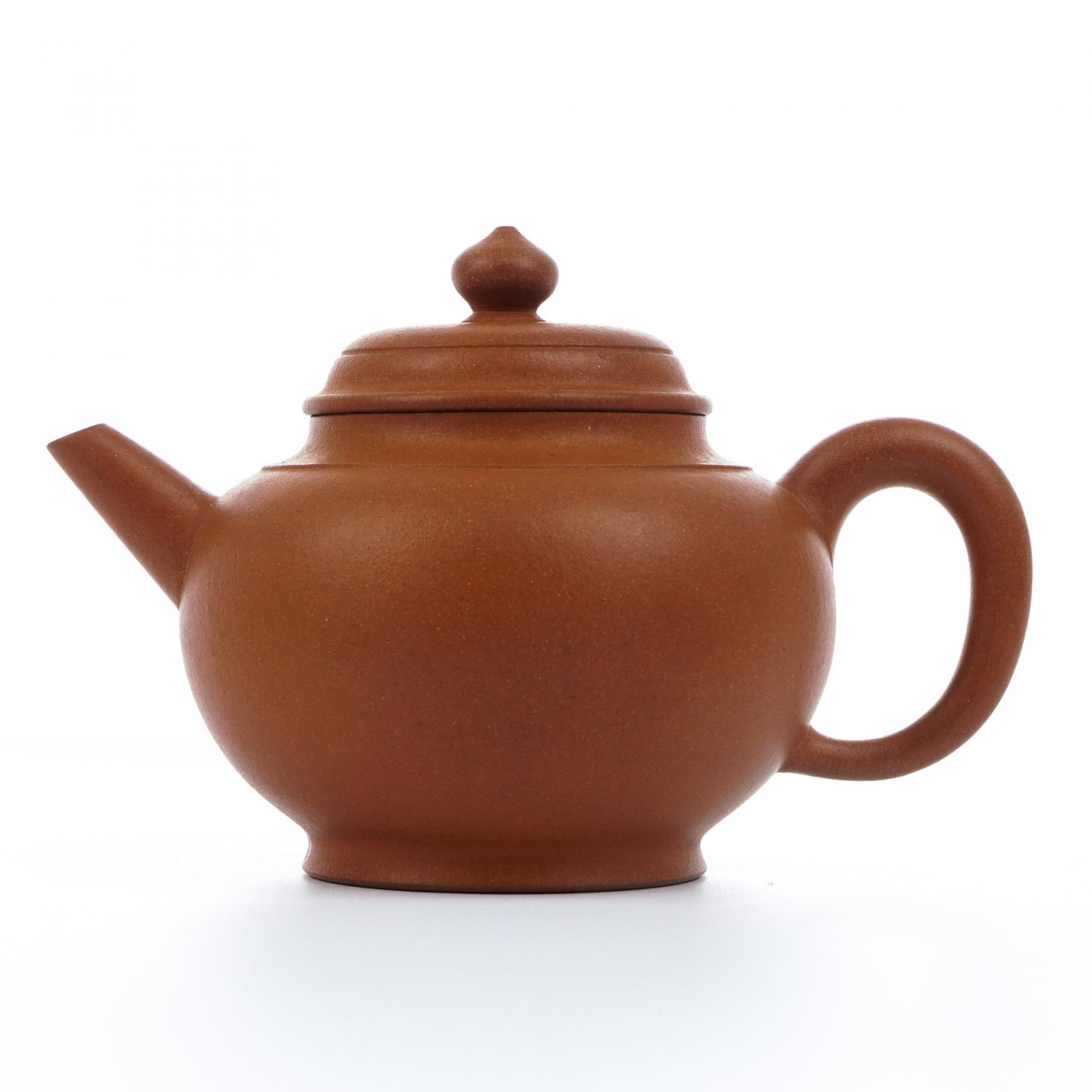 曹铭鸣 肩线宫灯壶 紫砂壶 1998年 约380cc 约高100mm