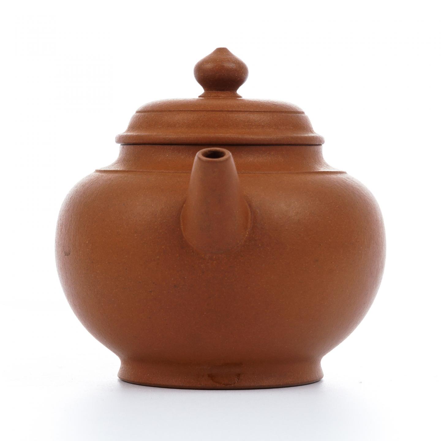 曹铭鸣 肩线宫灯壶 紫砂壶 1998年 约380cc 约高100mm