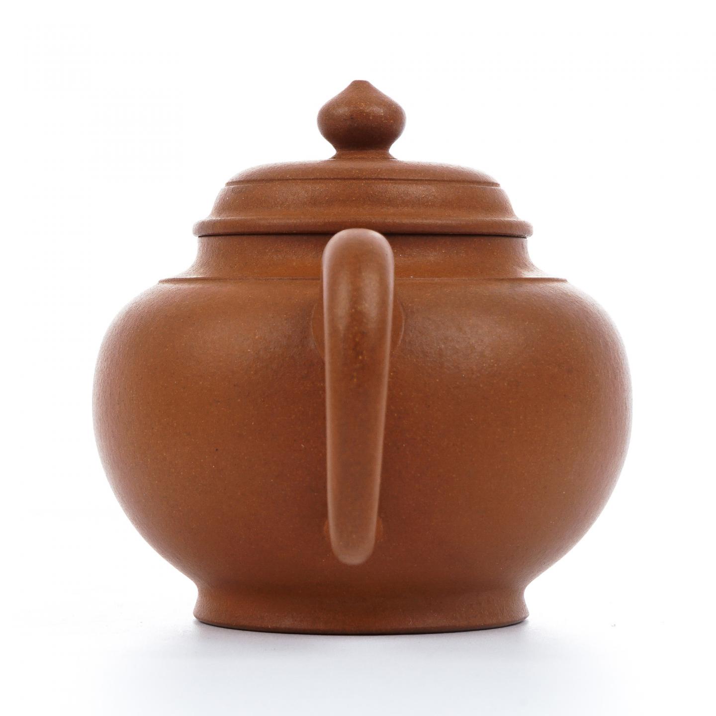 曹铭鸣 肩线宫灯壶 紫砂壶 1998年 约380cc 约高100mm