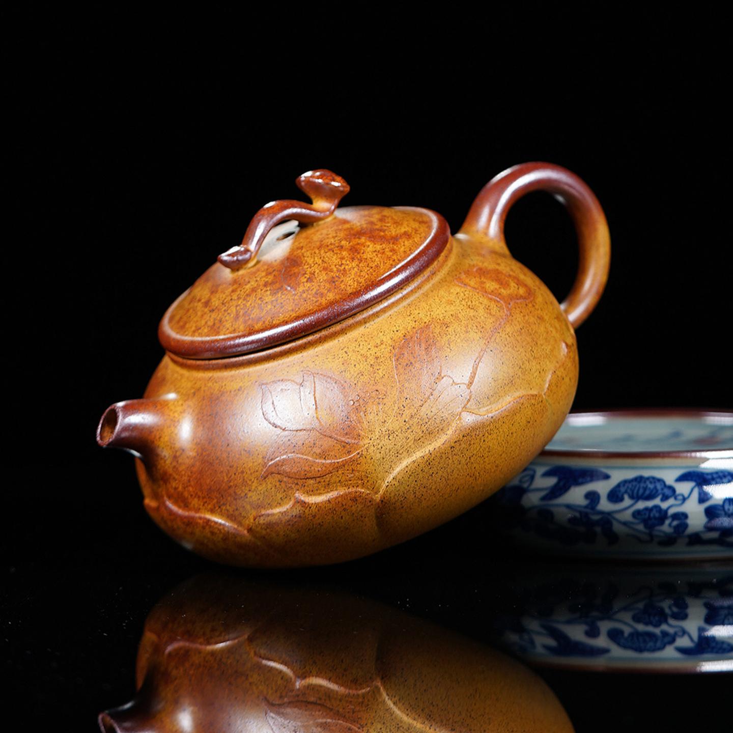 赵成娟 如意莲莲壶 紫砂壶 200cc