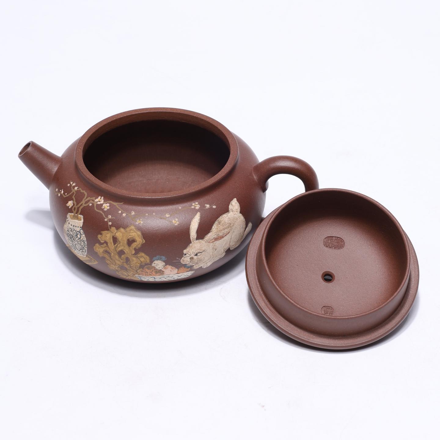 殷嘉悦 四季如意壶 紫砂壶 200cc