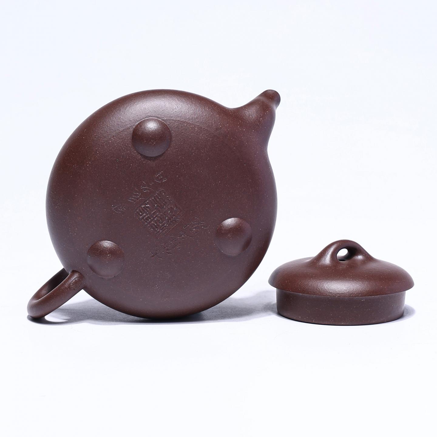 殷嘉悦 汉棠石瓢壶 紫砂壶 220cc