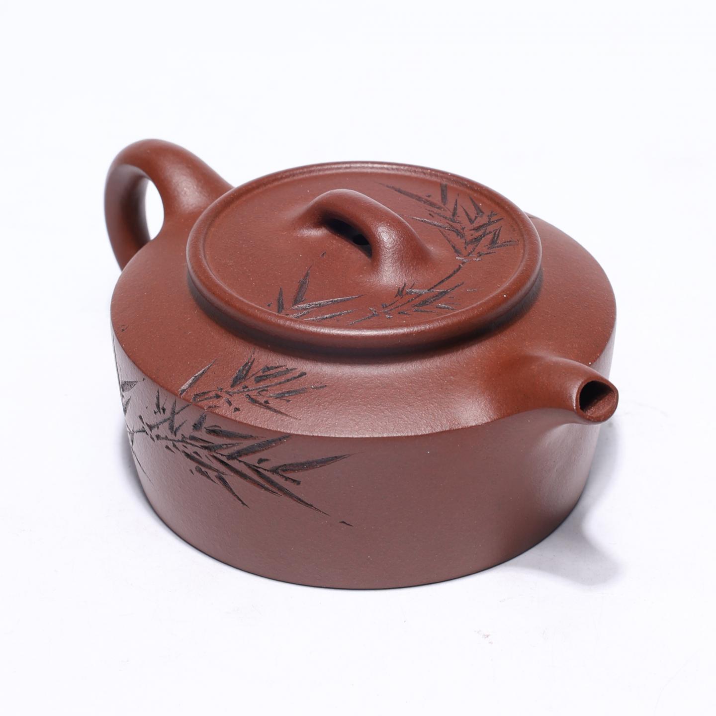 殷嘉悦 镜瓦壶 紫砂壶 180cc