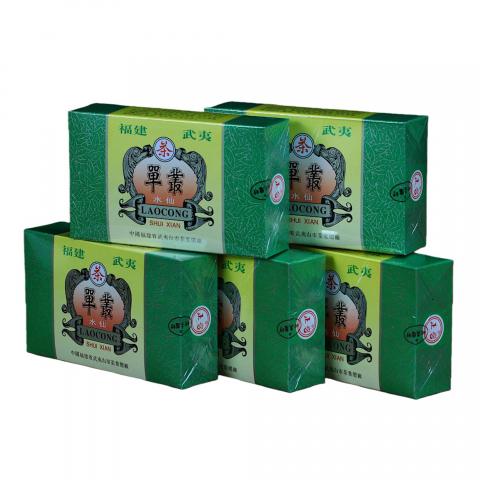 1996年 武夷山市茶叶总厂精制 正岩特级单枞水仙 5盒*100克