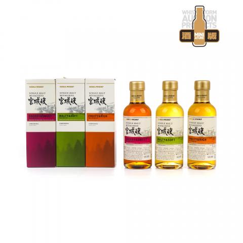 【中样】宫城峡 风味桶 Distillery Limited 180ml*3支组