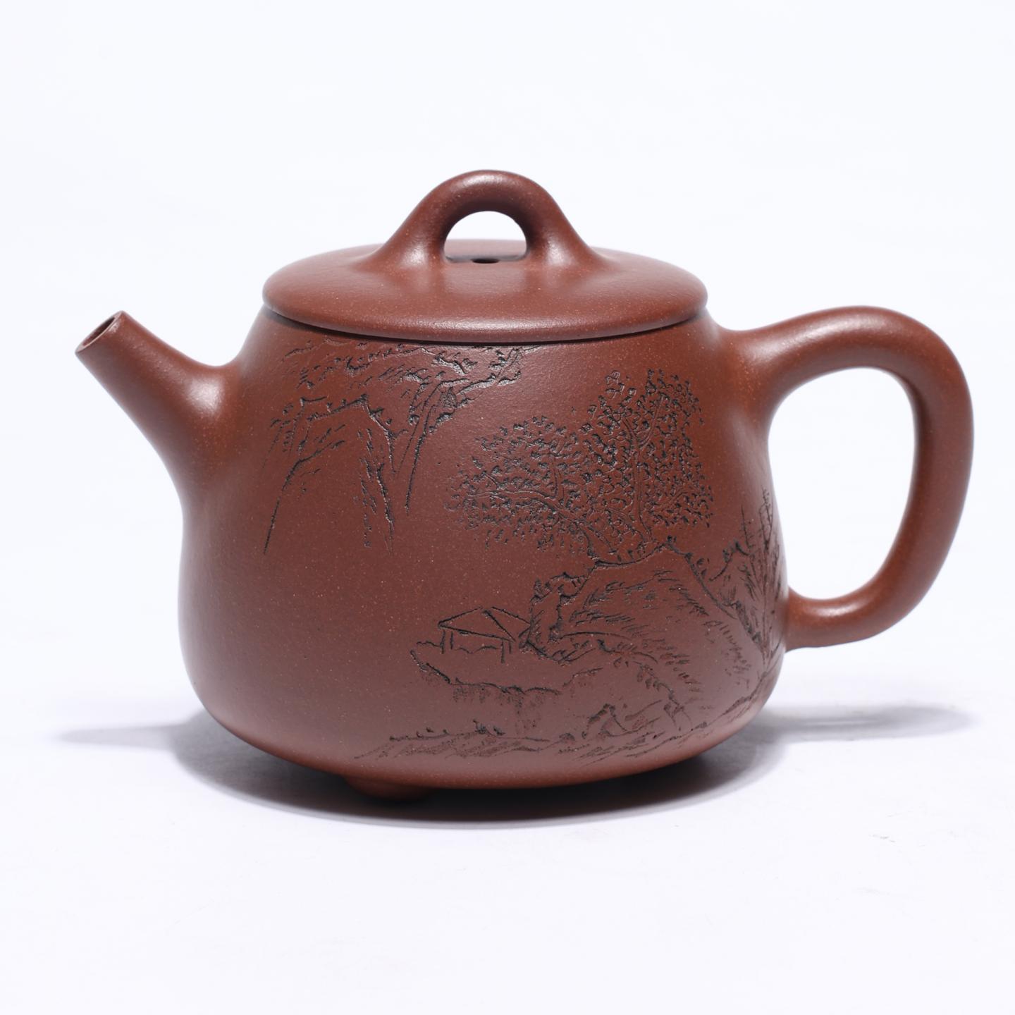 殷嘉悦 高石瓢壶 紫砂壶 230cc