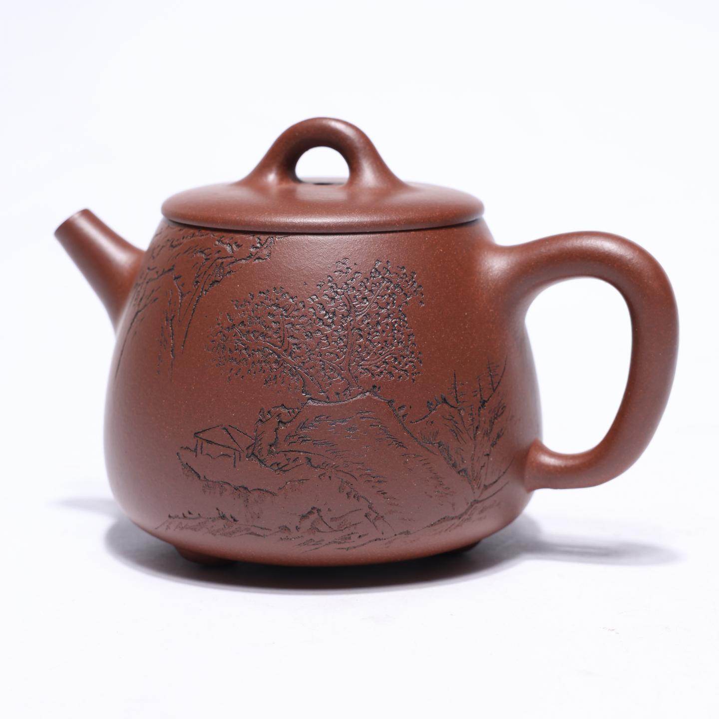 殷嘉悦 高石瓢壶 紫砂壶 230cc