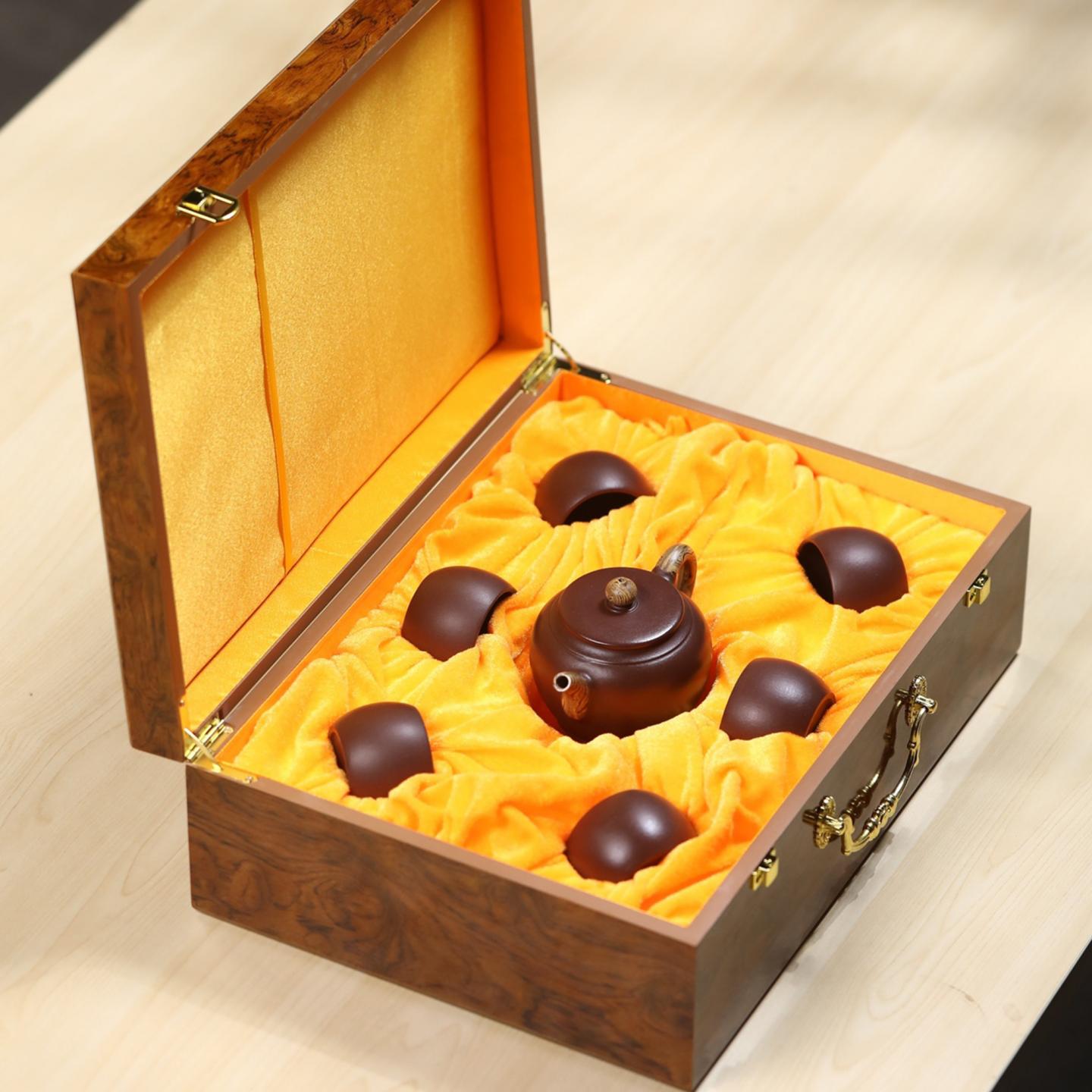 杨菲 精品套组《长乐壶》 紫砂壶 220cc