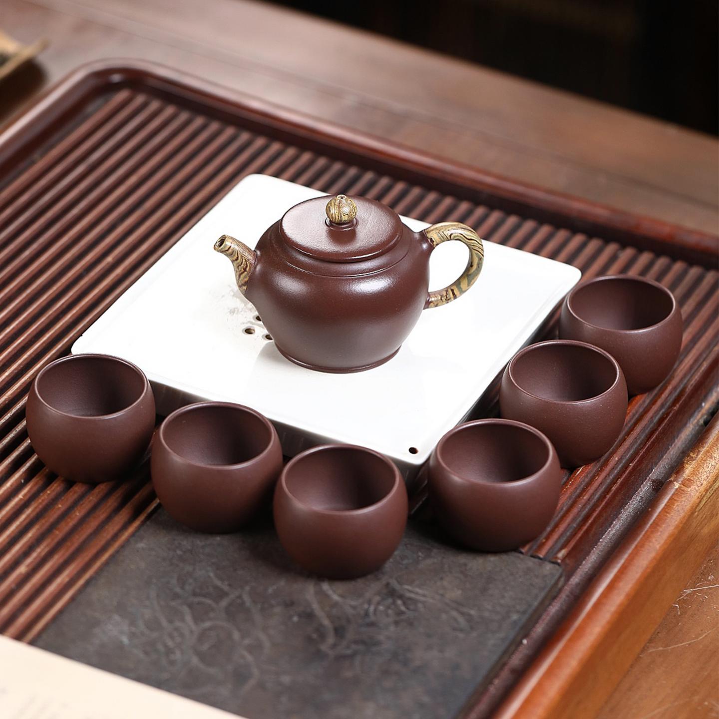 杨菲 精品套组《长乐壶》 紫砂壶 220cc