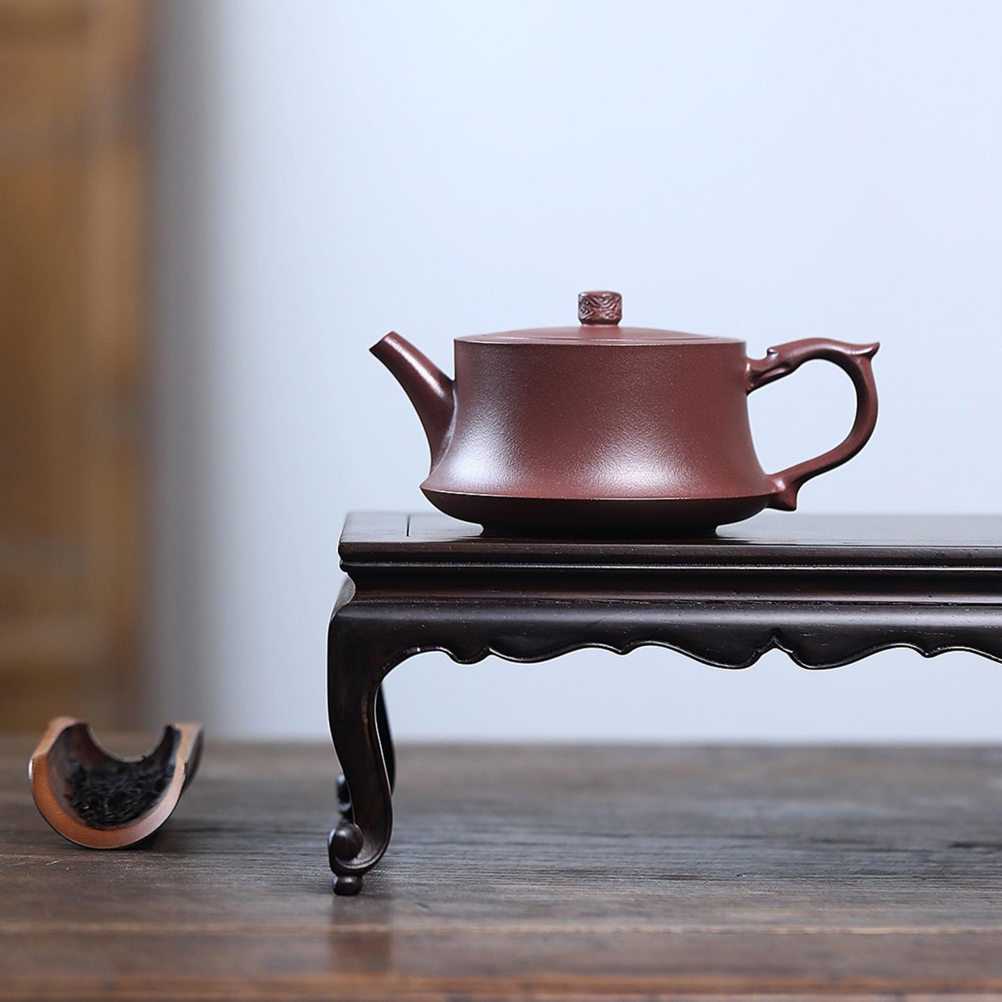 杨菲 精品套组《柱础壶》 紫砂壶 230cc