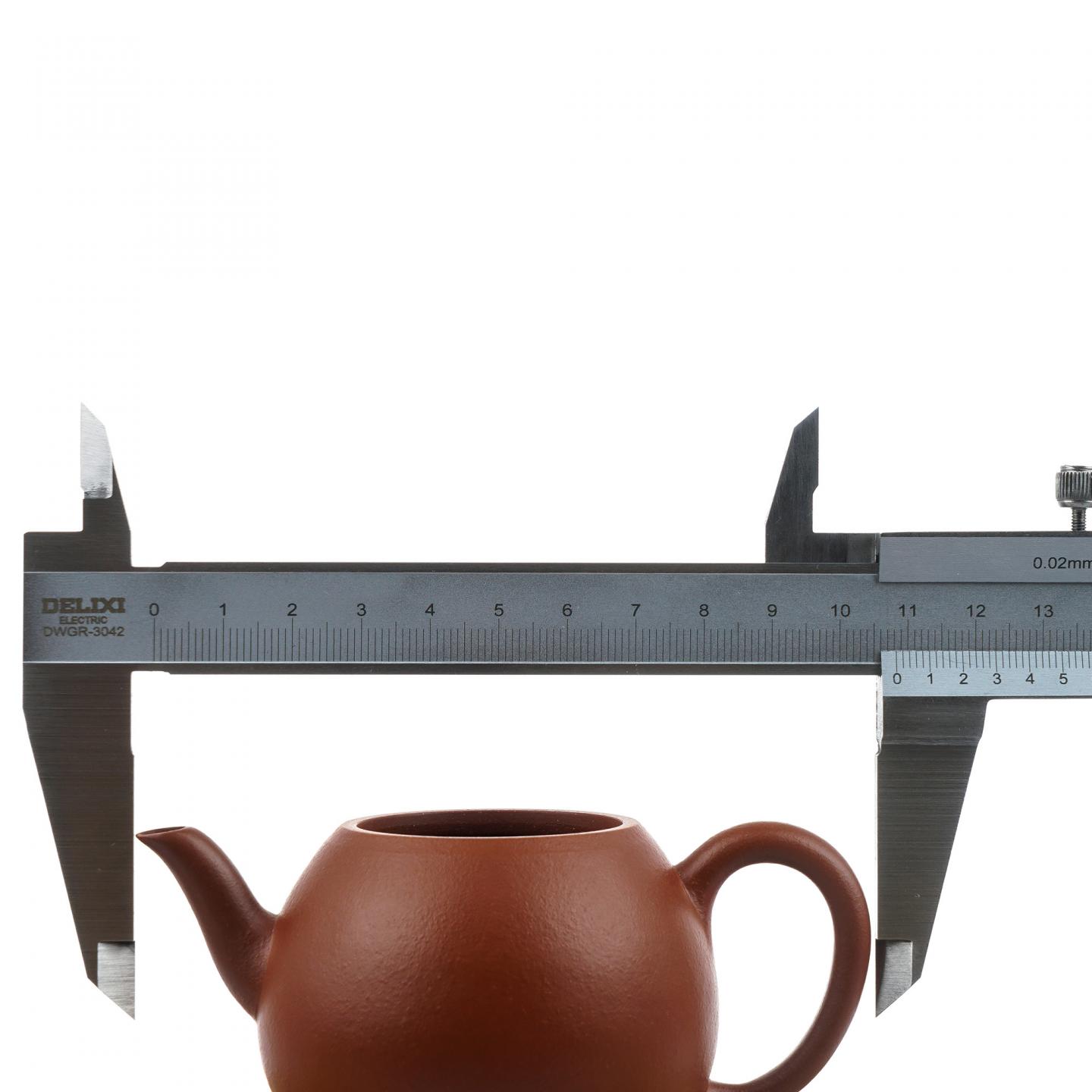 九瀚 鸣远式高梨 紫砂壶 当代 约125cc 高约74mm