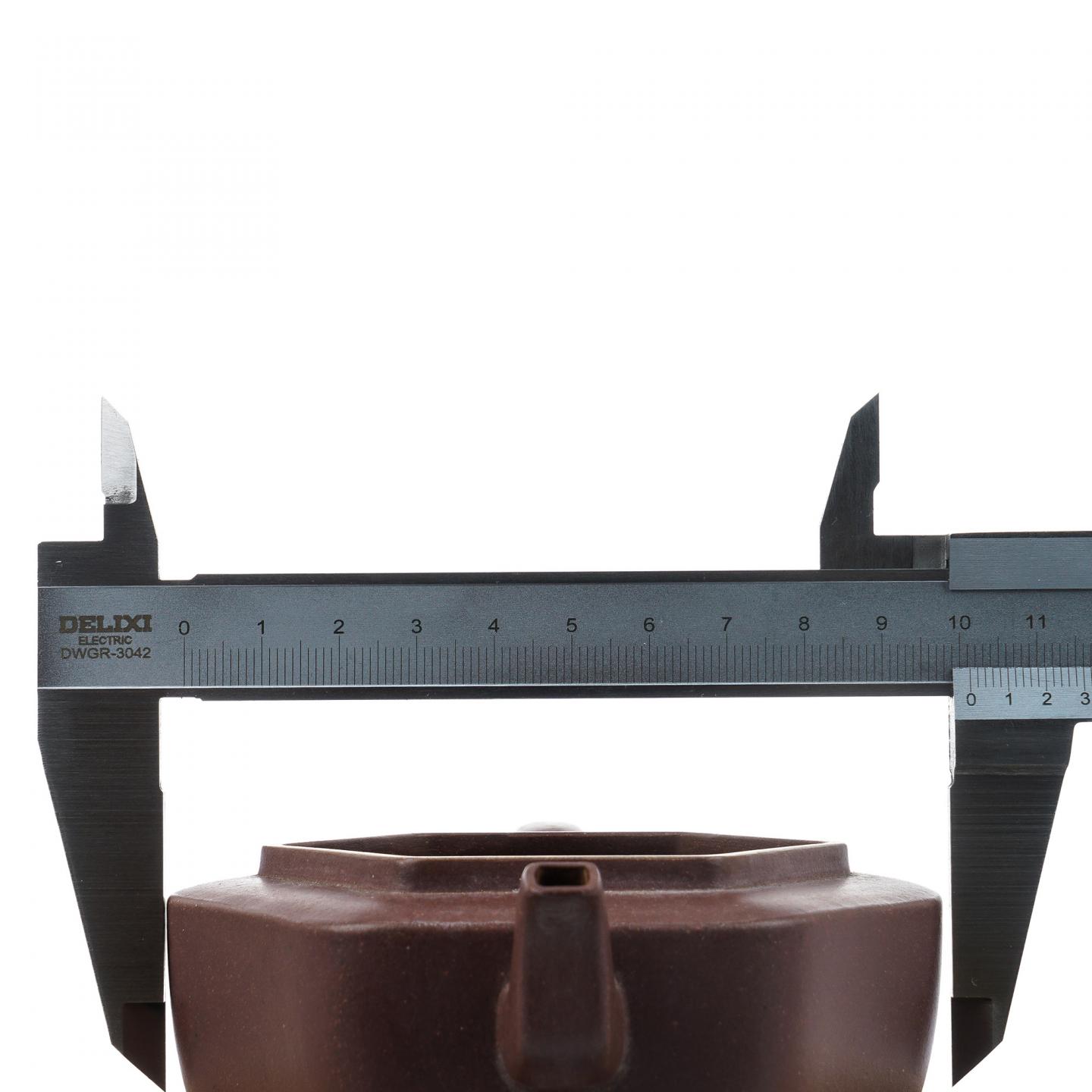 王蜀云（九瀚） 六方折肩 紫砂壶 2016年 约180cc 高约57mm