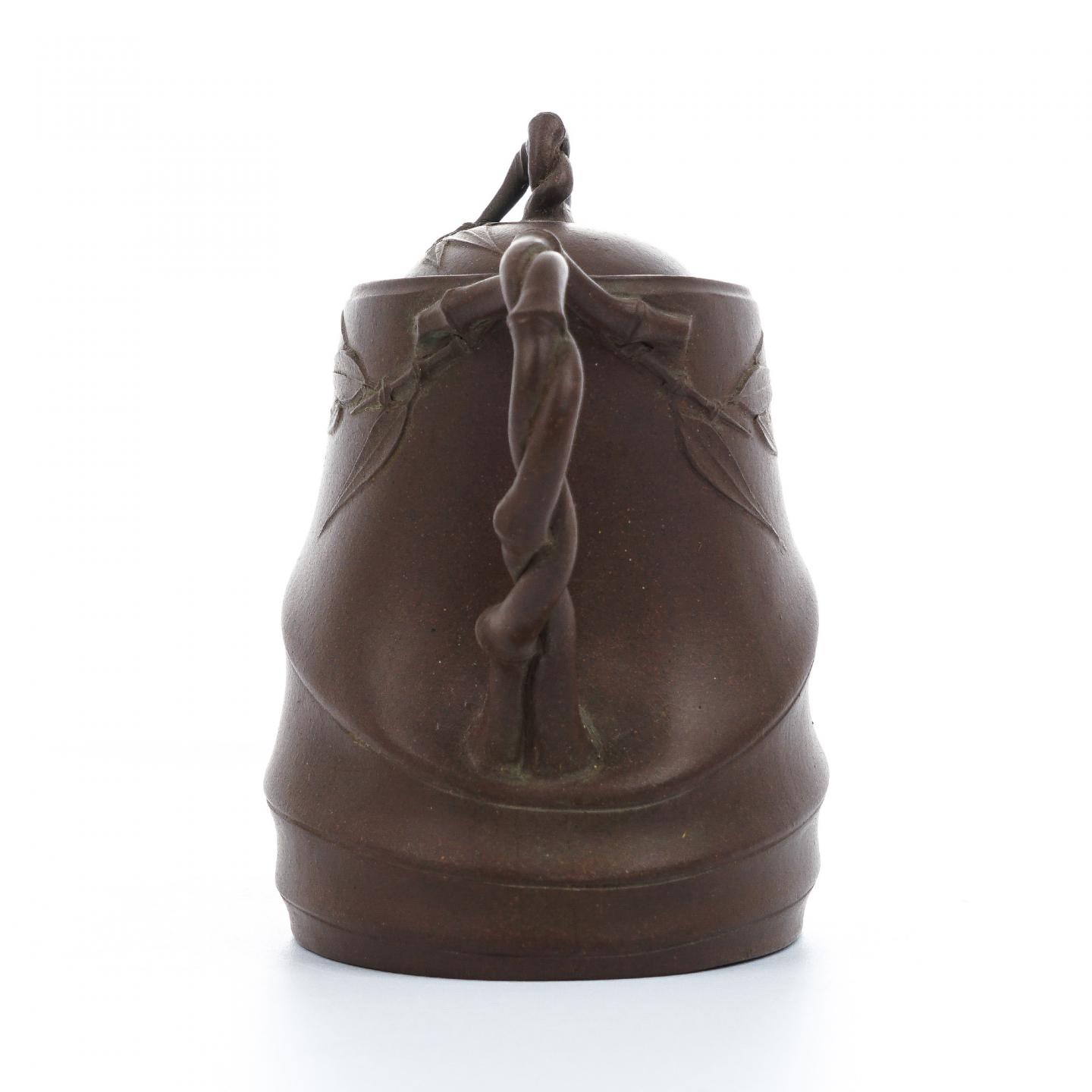 老一厂壶 风竹壶 紫砂壶 约80年代 约240cc 高约98mm