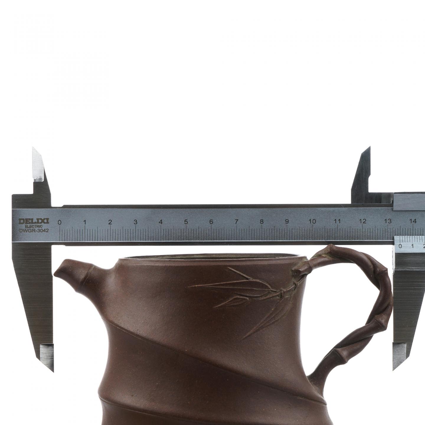 老一厂壶 风竹壶 紫砂壶 约80年代 约240cc 高约98mm