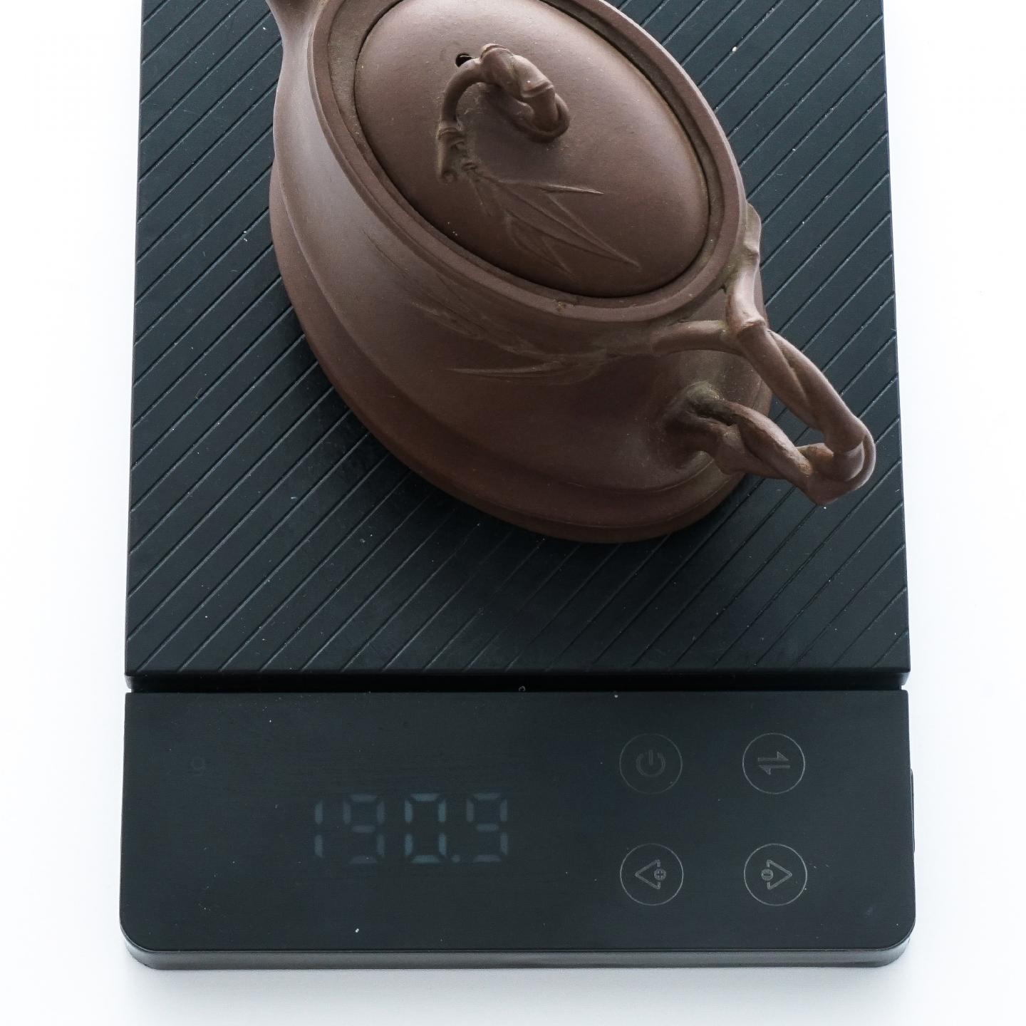 老一厂壶 风竹壶 紫砂壶 约80年代 约240cc 高约98mm